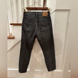 Levi's Premium WEDGIE STRAIGHT FIT WOMEN'S JEANS, Break a Leg Black,  27